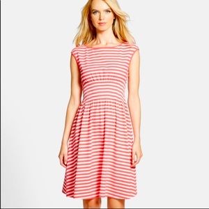 Kate Spade pink & white dress